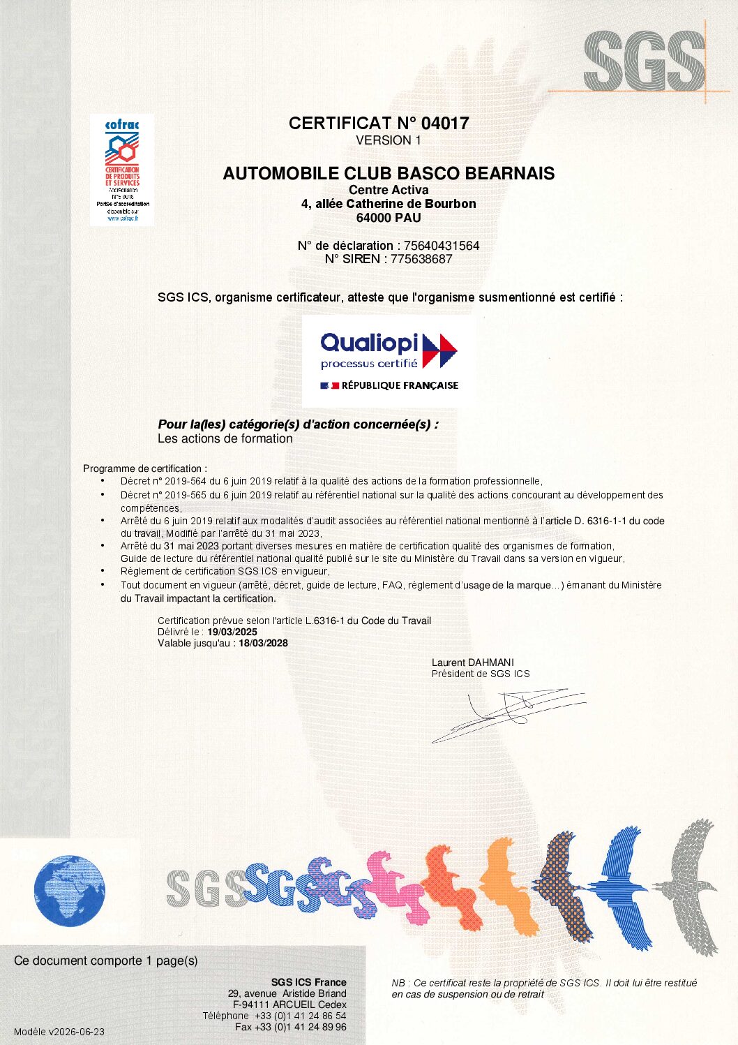 AUTOMOBILE CLUB BASCO BEARNAIS - Certificat 04017 - QUALIOPI - 1 (3)